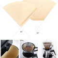 V60 Coffee-Filter-Paper Natural High Quality Multi Sizes Filter Papers Virgin Wood Pulp Bag Coffee Filter Pape